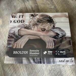 Serenity Slumber 50 X 70 GIVE IT TO GOD AND GO TO SLEEP 1000 Piece Jigsaw Puzzle